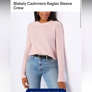 HARPER LANE
Blakely Cashmere Raglan Sleeve Crew